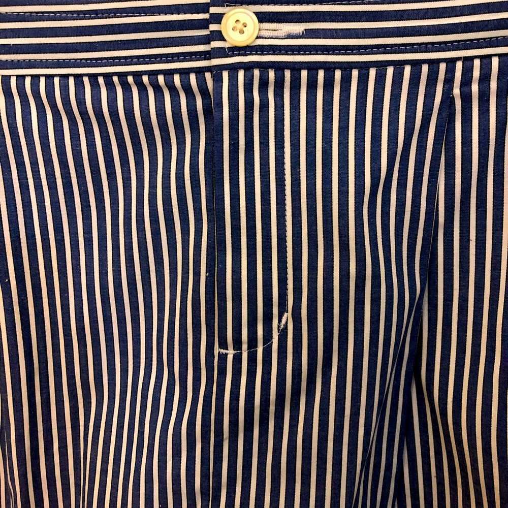 Banana Republic Blue striped cotton skirt